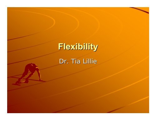 Flexibility (pdf)