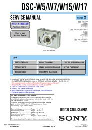 DSC-W5/W7/W15/W17 - SONYRUS