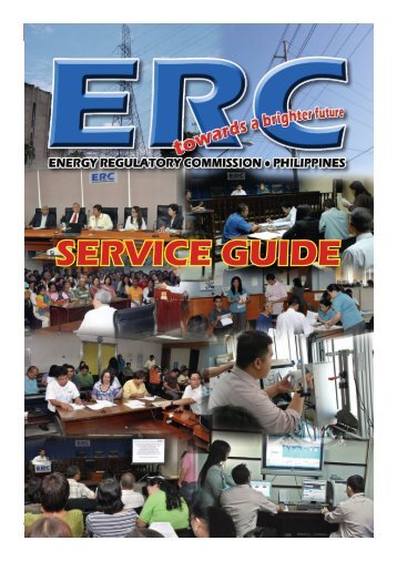 SERVICE GUIDE - Energy Regulatory Commission