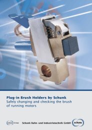 Plug-in Brush Holders by Schunk Safely changing and checking the ...