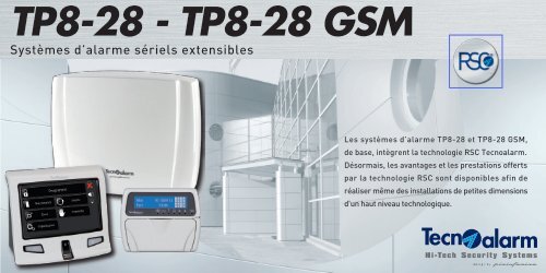 Tecnoalarm Nouvelle Centrale TP 8/28 - BM Technic