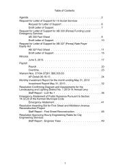 Table of Contents Agenda 2 Request for Letter of ... - City of Kerman