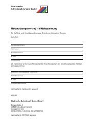 Netznutzungsvertrag - Mittelspannung - Stadtwerke SchwÃ¤bisch ...