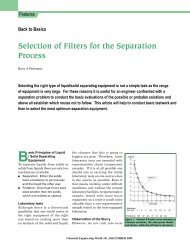 BHS - Selection of Filters for the Separation Process - Colorfil