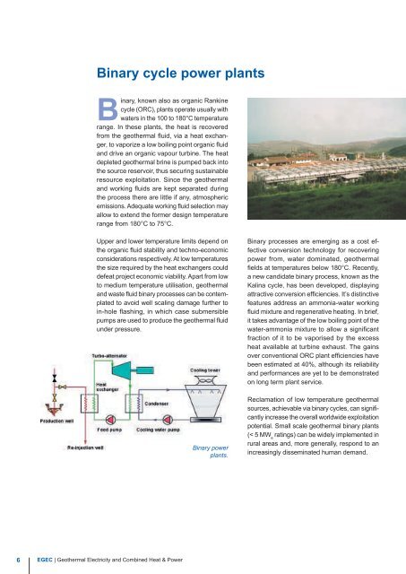 geothermal electricity and combined heat & power - European ...