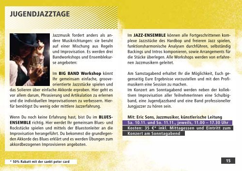 Programm - Jugend-Kultur-Kirche Sankt Peter