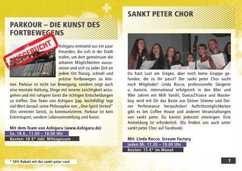 Programm - Jugend-Kultur-Kirche Sankt Peter