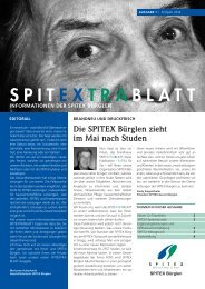 SPIT EX TRA BLATT - SPITEX BÃ¼rglen