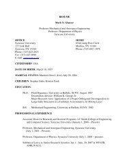 RESUME Mark N. Glauser - LC Smith College of Engineering and ...