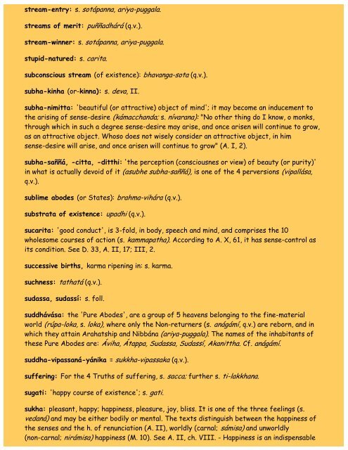 Nyanatiloka Buddhist Dictionary