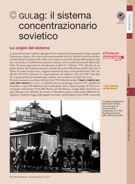 Ipertesto C â GULag: il sistema concentrazionario sovietico - Sei