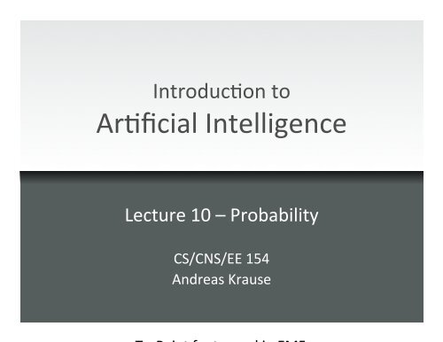 Probability - Caltech