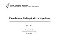 Convolutional Coding & Viterbi Algorithm