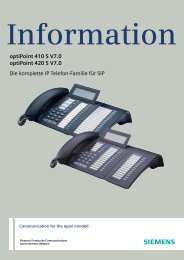 Datenblatt optiPoint 410 - Telefonbau Schneider