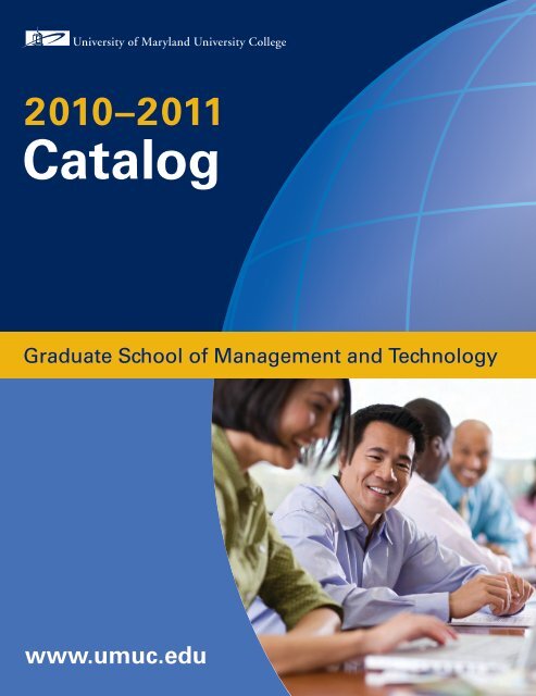 Catalog - University of Maryland University College