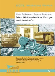 ECTL Working Paper 9 - Institut fÃ¼r Verkehrsplanung und Logistik ...