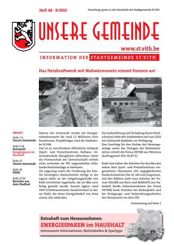 Unsere Gemeinde -  St.Vith.be