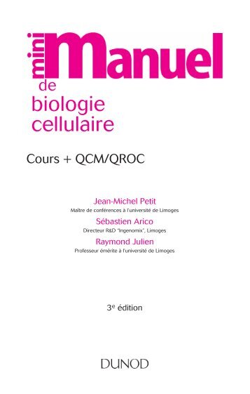 biologie cellulaire - Dunod