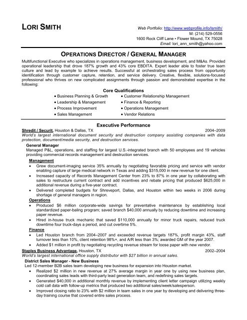 Resume - PDF - Webprofile.info