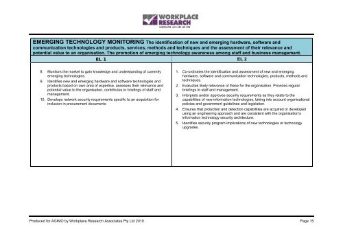 Cyber Security Capability Framework & Mapping of ISM Roles - agimo