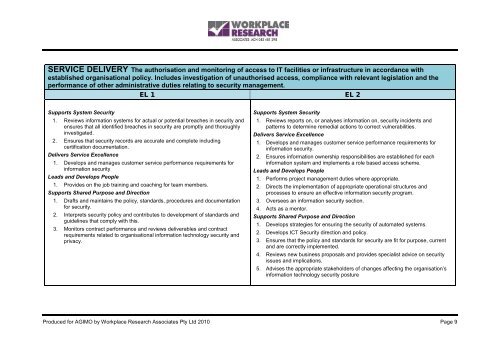 Cyber Security Capability Framework & Mapping of ISM Roles - agimo