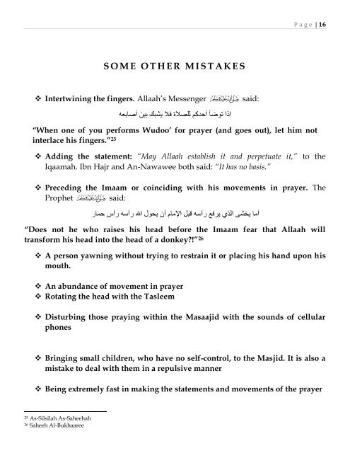 common-mistakes-in-prayer-shaykh-muhammad-bazmool