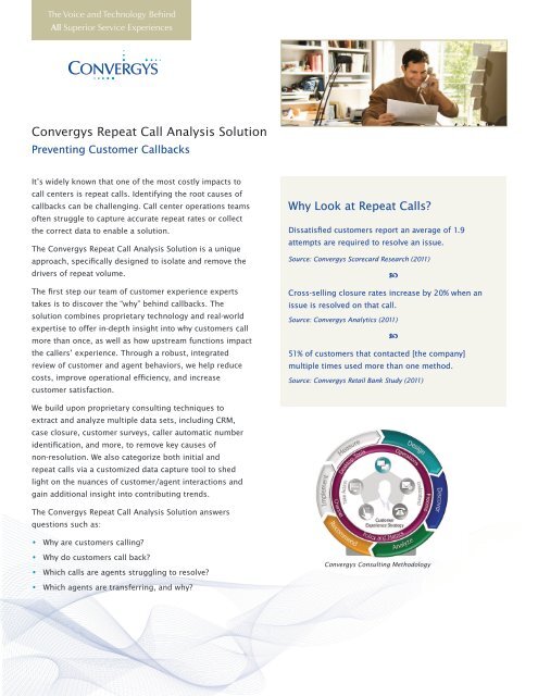 Convergys Repeat Call Analysis Solution