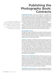 Publishing the Photography Book: Contracts - Photo Eye