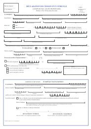 dÃ©claration de cession d'un vÃ©hicule - Direction des Transports ...