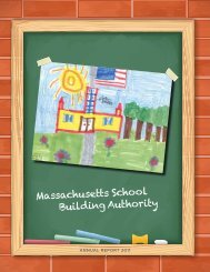 Project Overview Report - Massachusetts School Building Authority