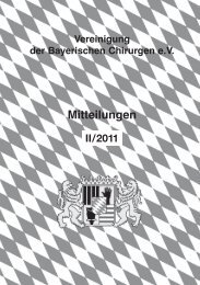 Mitteilungen II/2011 downloaden - Vereinigung der Bayerischen ...