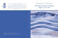 2006 Abstract Volume - World Water Week