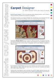 Booria Carpet Designer - Booria Textile CAD/CAM Systems