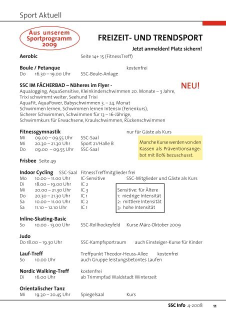 56686_Info 0408.indd - Sport und Schwimmclub Karlsruhe eV