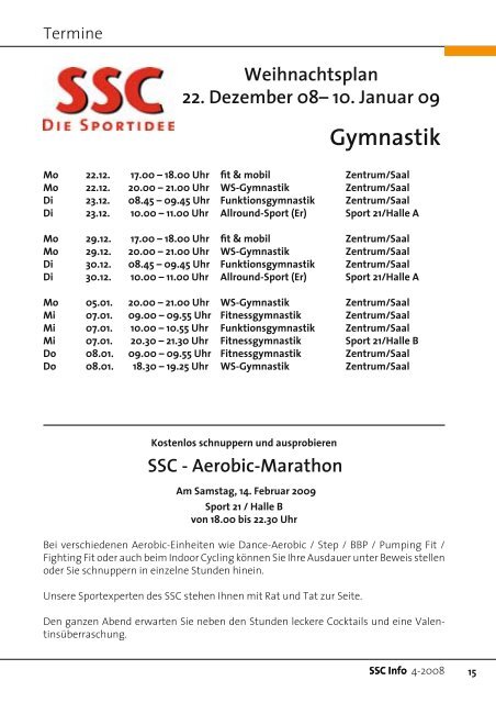 56686_Info 0408.indd - Sport und Schwimmclub Karlsruhe eV