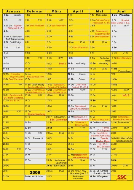 56686_Info 0408.indd - Sport und Schwimmclub Karlsruhe eV