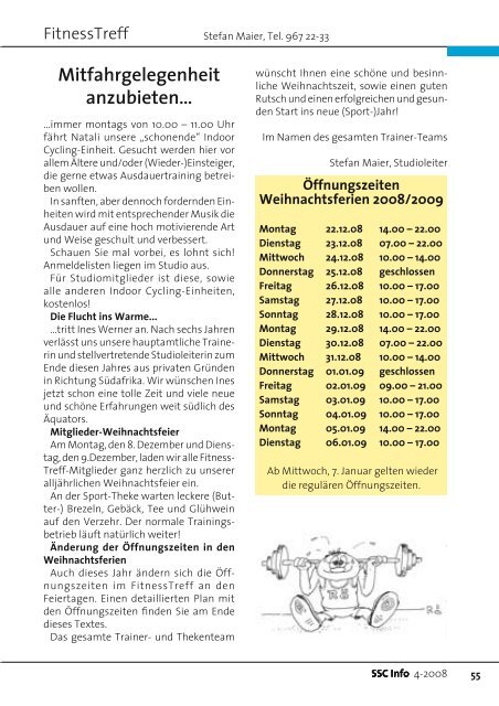 56686_Info 0408.indd - Sport und Schwimmclub Karlsruhe eV