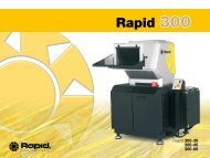 Rapid 300-30 300-45 300-60 - Rapid Granulator