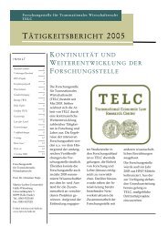 tätigkeitsbericht 2005 - Lehrstuhl Prof. Dr. Tietje - Martin-Luther ...