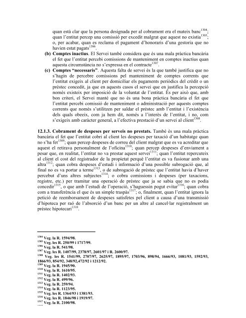 criteris del servei de reclamacions del banc d'espanya en matÃ¨ria ...