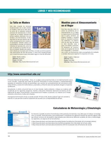 Libros y Web Noticias - Revista El Mueble y La Madera