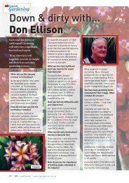 Down & dirty with... Don Ellison - subTropical Gardening