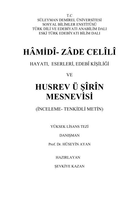 Download - SÃ¼leyman Demirel Ãniversitesi