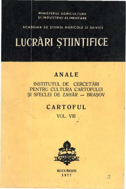 anale 8.pdf - Institutul National de Cercetare Dezvoltare pentru ...