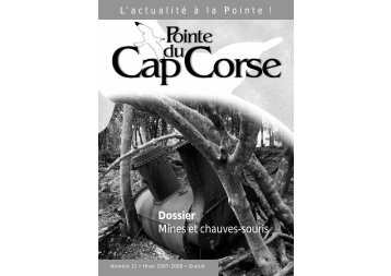 Dossier Mines et chauves-souris - La pointe du Cap Corse