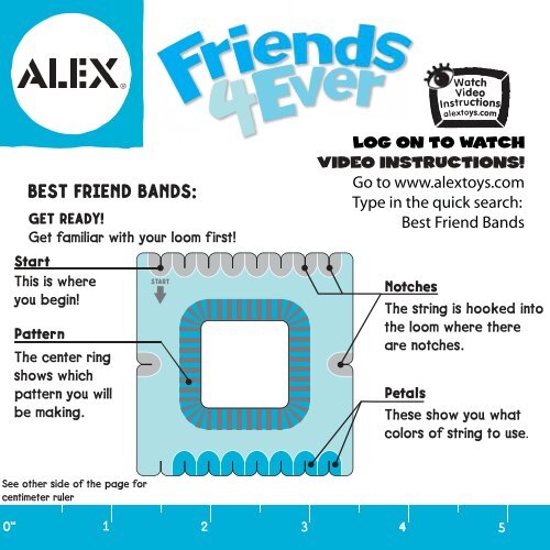 Download PDF Instructions - Alex Toys