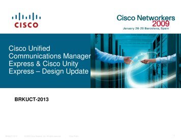 Cisco Unified Communications Manager Express & Cisco ... - Index of