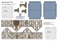 Bastelbogen 605k H0 kleine Häuser - Projekt Bastelbogen