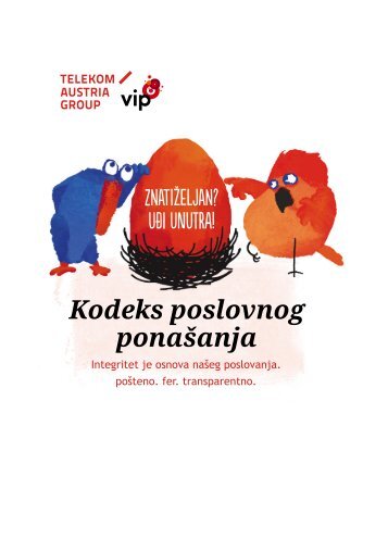 Kodeks poslovnog ponaÃÂ¡anja - Vip mobile