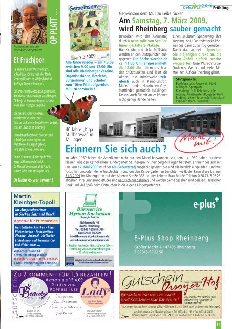 Stadtmagazin Rheinberg ? Ausgabe Nr.6